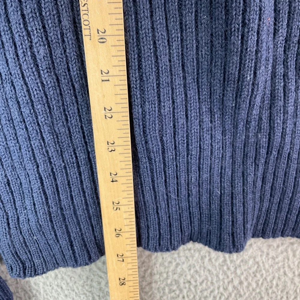 Brigade Quartermasters Woolly Pully Sweater Mens 44 Navy Blue Ribbed Military